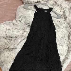 Black mini dress
